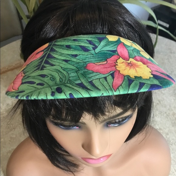 Vintage Accessories - VTG Tropical Sun Visor